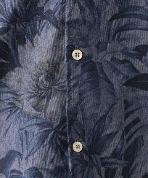 Bevilacqua（ベヴィラクア）の「＜BEVILACQUA （ベヴィラクア）＞ UA別注 OPEN S/S（シャツ/ブラウス・メンズ・ケリー/ネイビー・MEDIUM/LARGE）」の15枚目の写真