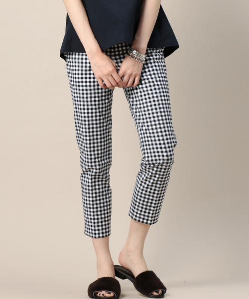 BEAUTY&YOUTH UNITED ARROWS（ビューティーアンドユースユナイテッドアローズ）の「BY コットンサブリナパンツ◆（その他パンツ・レディース・ホワイト/その他2/その他1/ブラック・LARGE/MEDIUM/SMALL）」の4枚目の写真