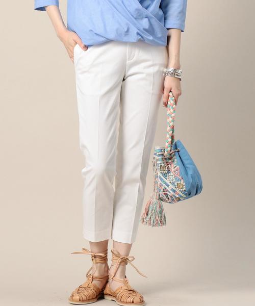 BEAUTY&YOUTH UNITED ARROWS（ビューティーアンドユースユナイテッドアローズ）の「BY コットンサブリナパンツ◆（その他パンツ・レディース・ホワイト/その他2/その他1/ブラック・LARGE/MEDIUM/SMALL）」の2枚目の写真