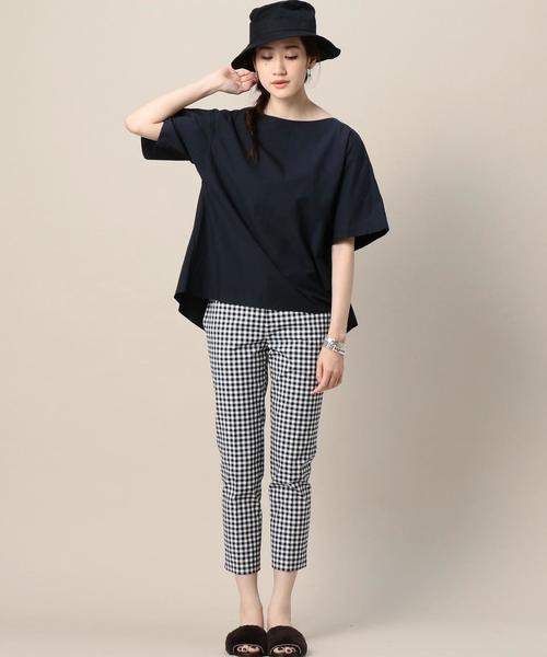 BEAUTY&YOUTH UNITED ARROWS（ビューティーアンドユースユナイテッドアローズ）の「BY コットンサブリナパンツ◆（その他パンツ・レディース・ホワイト/その他2/その他1/ブラック・LARGE/MEDIUM/SMALL）」の8枚目の写真