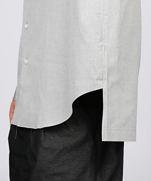 EN ROUTE（アンルート）の「ENR コットンオックスノーカラーシャツ◆（シャツ/ブラウス・メンズ・ホワイト/ライトグレー・1/2/3）」の8枚目の写真