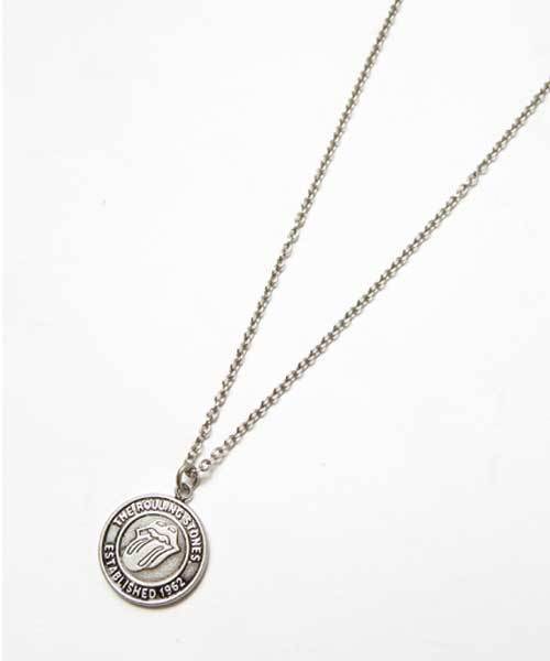JACKROSE（ジャックローズ）の「The Rolling Stones　ストーンズコインネックレス（ネックレス・メンズ・シルバー・ﾌﾘ-）」の2枚目の写真