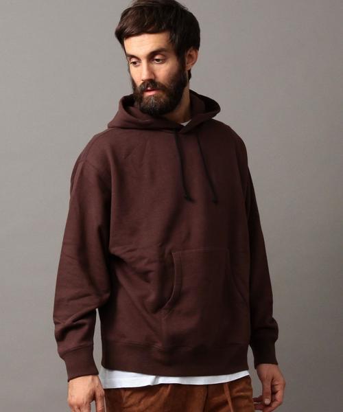 BEAUTY&YOUTH UNITED ARROWS（ビューティーアンドユースユナイテッドアローズ）の「BY ∴ ビッグ スウェット パーカー◆（パーカー・メンズ・ブラック/ダークブラウン/ネイビー・MEDIUM/SMALL/LARGE）」の2枚目の写真