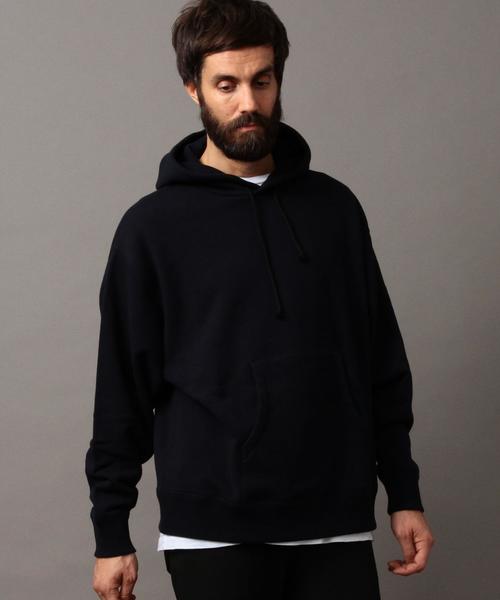 BEAUTY&YOUTH UNITED ARROWS（ビューティーアンドユースユナイテッドアローズ）の「BY ∴ ビッグ スウェット パーカー◆（パーカー・メンズ・ブラック/ダークブラウン/ネイビー・MEDIUM/SMALL/LARGE）」の3枚目の写真
