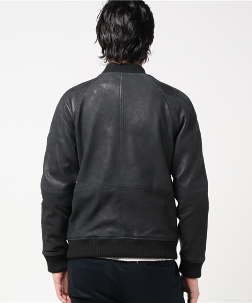 Pretty Green（プリティーグリーン）の「ALBION ジップアップ レザー