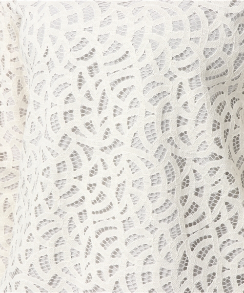 22 OCTOBRE（ヴァンドゥ－オクトーブル）の「アリーゼレースブラウス【セットアップ対応商品】（シャツ/ブラウス・レディース・ネイビー/ホワイト/グレー・38/40）」の11枚目の写真