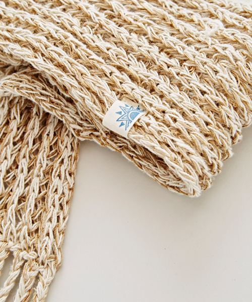 チャイハネ(チャイハネ)の「【チャイハネ】HEMP&COTTON ロングフリンジターバン(ヘアバンド・レディース・ホワイト/レインボー/マスタード/ブラック・FREE)」の9枚目の写真