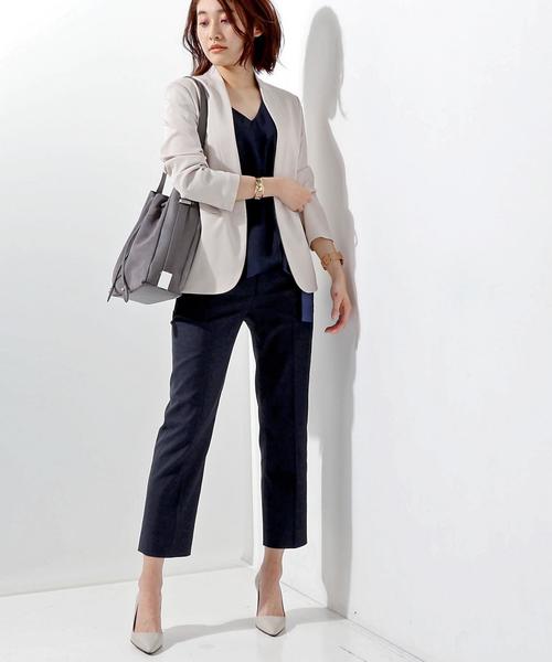 UNITED ARROWS（ユナイテッドアローズ）の「○UBBT DBY  COL スリムパンツ ◆（その他パンツ・レディース・ネイビー/ベージュ/ピンク/オリーブ/ライトブルー・38/40/36/34）」の5枚目の写真