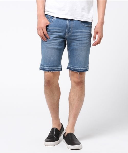 JACKROSE（ジャックローズ）の「COOLMAXストレッチデニムショーツ（デニムパンツ・メンズ・サックスブルー/インディゴブルー・L/S/M）」の13枚目の写真