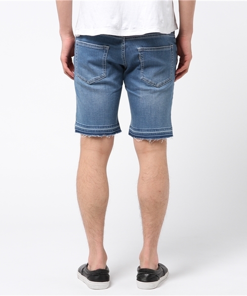 JACKROSE（ジャックローズ）の「COOLMAXストレッチデニムショーツ（デニムパンツ・メンズ・サックスブルー/インディゴブルー・L/S/M）」の4枚目の写真