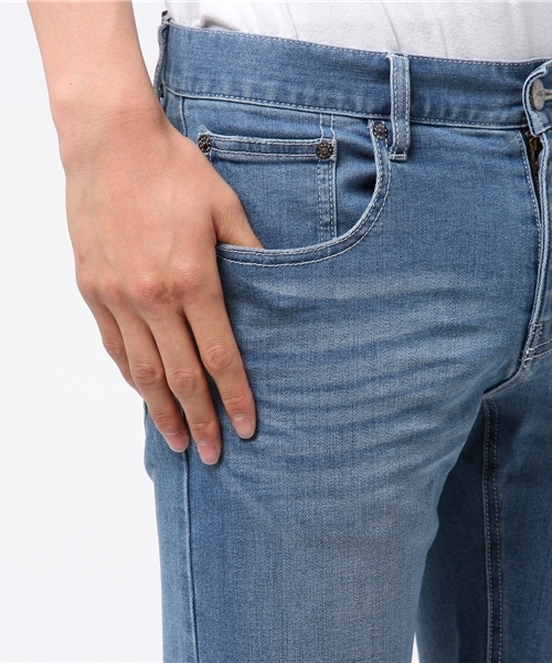 JACKROSE（ジャックローズ）の「COOLMAXストレッチデニムショーツ（デニムパンツ・メンズ・サックスブルー/インディゴブルー・L/S/M）」の8枚目の写真