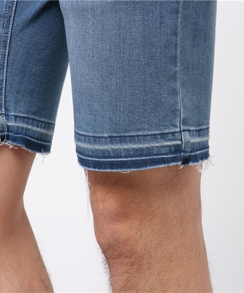 JACKROSE（ジャックローズ）の「COOLMAXストレッチデニムショーツ（デニムパンツ・メンズ・サックスブルー/インディゴブルー・L/S/M）」の9枚目の写真