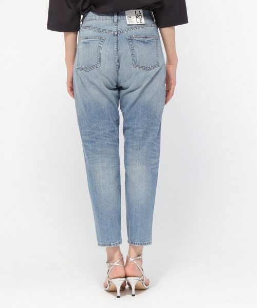 LAKOLE(ラコレ)の「マムフィットハイライズライトウォッシュデニム / LAKOLE(デニムパンツ・レディース・クリアブルー・25inch/24inch/23inch/26inch/27inch)」の11枚目の写真