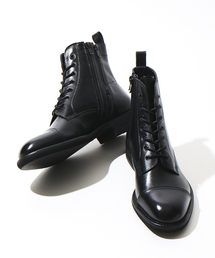 alfredoBANNISTER | 【ビブラムソール】ダブルジップ編み上げブーツ(ブーツ)