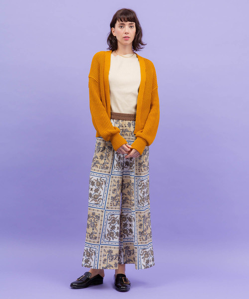 UNITED TOKYO（ユナイテッドトウキョウ）の「カタアゼエフォートカーディガン（カーディガン/ボレロ・レディース・ブラック/レッド/マスタード・1）」の12枚目の写真