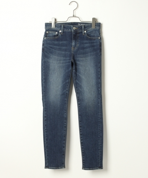 GLOBAL WORK（グローバルワーク）の「デニムスキニーパンツ/757013（デニムパンツ・レディース・ネイビー/ブラック/ブルー・SMALL/LARGE/MEDIUM/X-LARGE）」の3枚目の写真