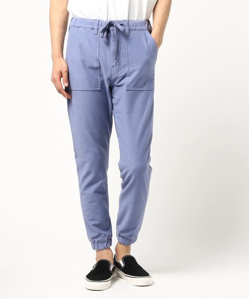 GUNG HO◆×SONTAKU/ベイカーパンツ/L/コットン/BEG GUNG HO | ガンホー LaLa Begin別注 シャンブレーベイカーパンツ