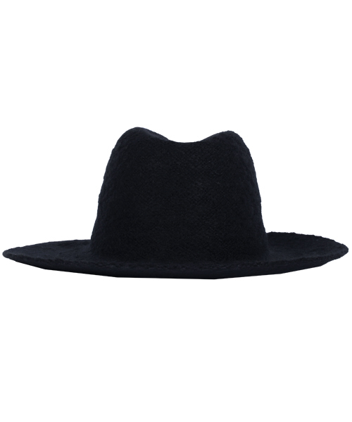 ８(eight)（エイト）の「モヘアライクツバ広中折れハット（ハット・メンズ・ブラック/ネイビー/グレー・FREE）」の14枚目の写真