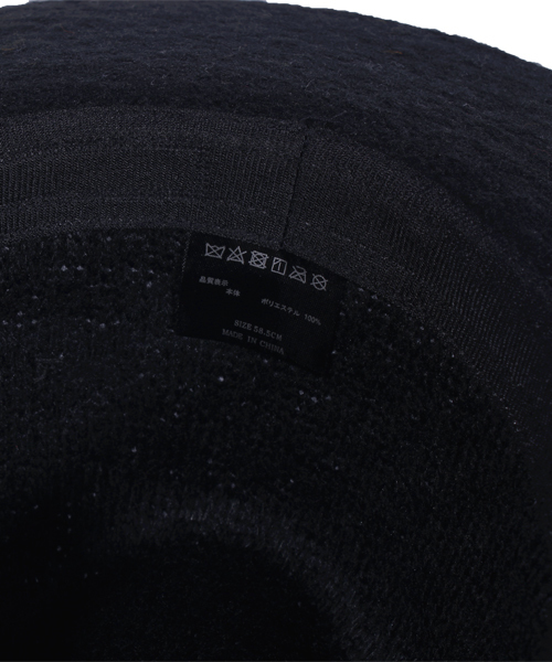 ８(eight)（エイト）の「モヘアライクツバ広中折れハット（ハット・メンズ・ブラック/ネイビー/グレー・FREE）」の11枚目の写真