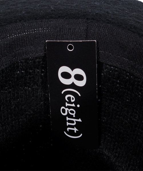 ８(eight)（エイト）の「モヘアライクツバ広中折れハット（ハット・メンズ・ブラック/ネイビー/グレー・FREE）」の13枚目の写真