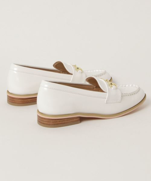 merlot plus（メルロープリュス）の「ビットローファー001-2489（ローファー・レディース・ブラック/ブラウン/グリーン/オフホワイト・LL/S/M/L）」の8枚目の写真