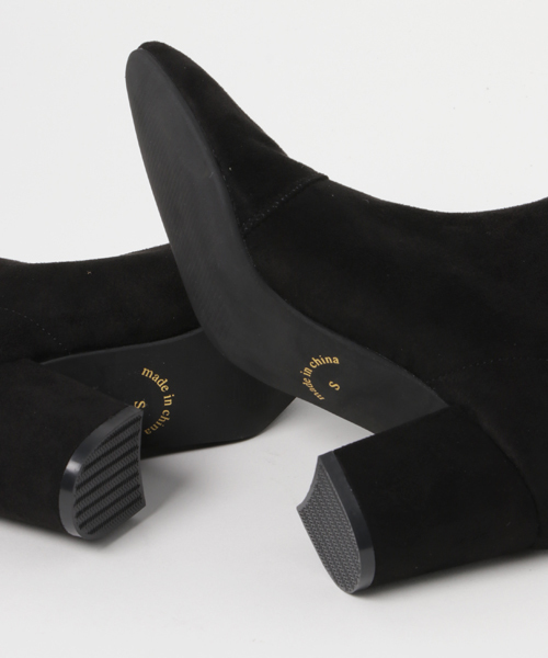 Andemiu（アンデミュウ）の「【WEB限定LLサイズ】ストレッチショートブーツ772091（ブーツ・レディース・カーキ/ブラック/ブラウン・LARGE/MEDIUM/SMALL/X-LARGE）」の6枚目の写真