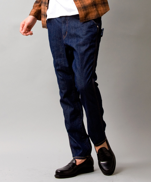 BEAUTY&YOUTH UNITED ARROWS（ビューティーアンドユースユナイテッドアローズ）の「by ∴ デニム ペインター テーパードパンツ◆（デニムパンツ・メンズ・ネイビー・SMALL/MEDIUM/LARGE/X-LARGE）」の2枚目の写真