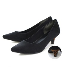 走れるパンプス/美脚ポインテッドトゥ5cmヒールパンプス