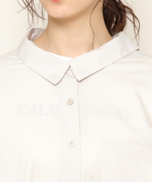 PAGEBOY(ページボーイ)の「共布ベルト付きロングシャツ(シャツ/ブラウス・レディース・ホワイト/ベージュ/ネイビー/ブルー系その他・FREE)」の14枚目の写真