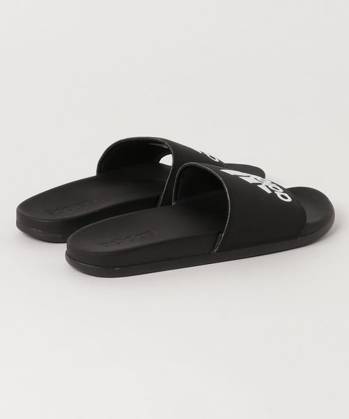 adidas（アディダス）の「アディダス adidas ADILETTECFLOGO CG3425（サンダル・メンズ・ブラック×ホワイト・25.5cm/26.5cm/28.5cm/27.5cm/23.5cm/24.5cm）」の3枚目の写真