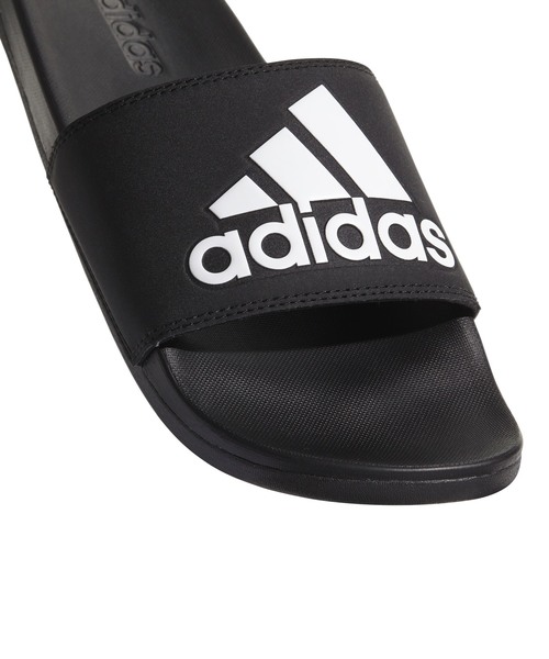 adidas（アディダス）の「アディダス adidas ADILETTECFLOGO CG3425（サンダル・メンズ・ブラック×ホワイト・25.5cm/26.5cm/28.5cm/27.5cm/23.5cm/24.5cm）」の7枚目の写真