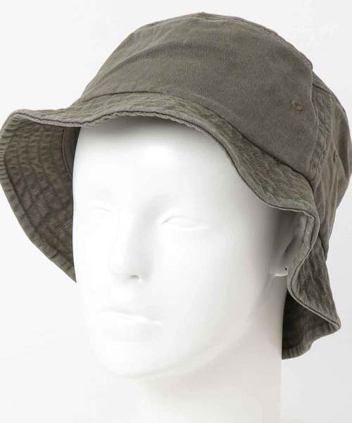 FUNALIVE（ファンアライブ）の「SI ORIGINAL ツイルウォッシュドブーニーハット（ハット・メンズ・イエロー/ピンク/ネイビー/ブラック/パープル/ブルー/グレー/オフホワイト/サックスブルー/オリーブドラブ・FREE）」の5枚目の写真