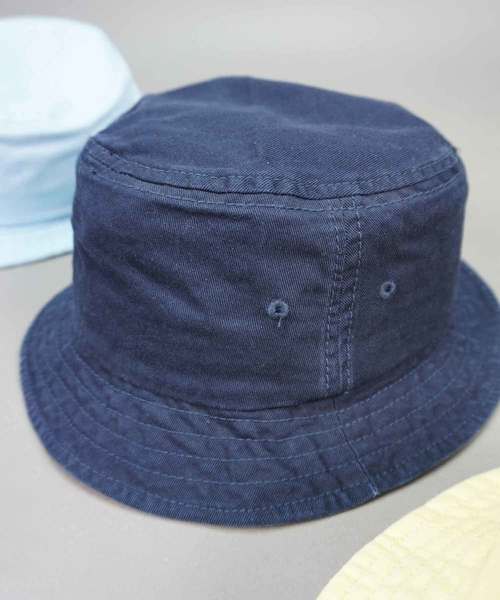 FUNALIVE（ファンアライブ）の「SI ORIGINAL ツイルウォッシュドブーニーハット（ハット・メンズ・イエロー/ピンク/ネイビー/ブラック/パープル/ブルー/グレー/オフホワイト/サックスブルー/オリーブドラブ・FREE）」の6枚目の写真