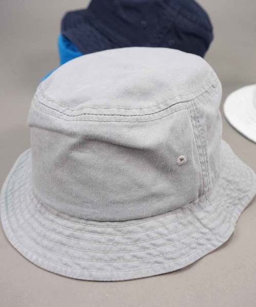 FUNALIVE（ファンアライブ）の「SI ORIGINAL ツイルウォッシュドブーニーハット（ハット・メンズ・イエロー/ピンク/ネイビー/ブラック/パープル/ブルー/グレー/オフホワイト/サックスブルー/オリーブドラブ・FREE）」の4枚目の写真