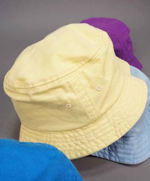 FUNALIVE（ファンアライブ）の「SI ORIGINAL ツイルウォッシュドブーニーハット（ハット・メンズ・イエロー/ピンク/ネイビー/ブラック/パープル/ブルー/グレー/オフホワイト/サックスブルー/オリーブドラブ・FREE）」の9枚目の写真