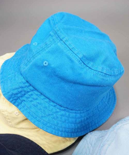 FUNALIVE（ファンアライブ）の「SI ORIGINAL ツイルウォッシュドブーニーハット（ハット・メンズ・イエロー/ピンク/ネイビー/ブラック/パープル/ブルー/グレー/オフホワイト/サックスブルー/オリーブドラブ・FREE）」の7枚目の写真