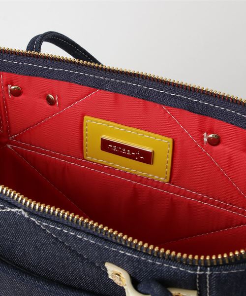 Hanaa-fu(ハナアフ)の「Aries-Denim ハンドバッグ デニム 変形バッグ 【Hanaa-fu/ハナアフ】(ショルダーバッグ・レディース・ベージュ/ライトブルー/ネイビー/レッド・ONE SIZE)」の11枚目の写真