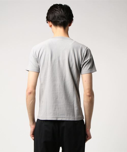 Champion(チャンピオン)の「【Champion/チャンピオン】メンズ リバースウィーブ Tシャツ(Tシャツ/カットソー・メンズ・モカ/ラベンダー/ミント/グレー×サックスブルー・LARGE/MEDIUM/X-LARGE/SMALL)」の6枚目の写真