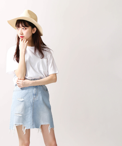 WEGO(ウィゴー)の「WEGO/デニムリメイクミニスカート(デニムスカート・レディース・その他1/その他2/その他3・LARGE/MEDIUM)」の9枚目の写真