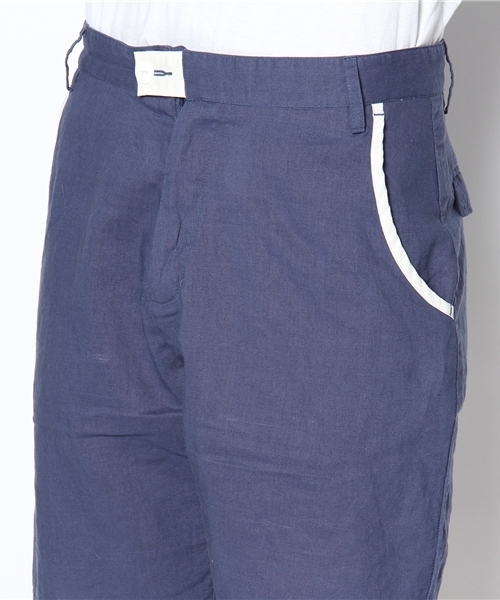 WHO'S WHO gallery（フーズフーギャラリー）の「WPショートパンツ（スラックス・メンズ・オフホワイト/ネイビー/ライトグレー・MEDIUM/LARGE）」の9枚目の写真