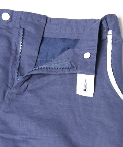 WHO'S WHO gallery（フーズフーギャラリー）の「WPショートパンツ（スラックス・メンズ・オフホワイト/ネイビー/ライトグレー・MEDIUM/LARGE）」の7枚目の写真