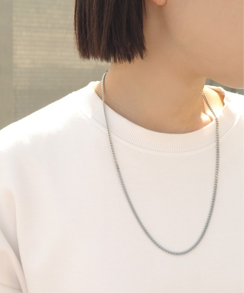 ieLS（イエルズ）の「金属アレルギー対応「ieLS」ステンレス　Stainless Steel チェーンネックレス（ネックレス・メンズ・シルバー/シルバー系その他/シルバー系その他2/シルバー系その他3/シルバー系その他4・60cm/45cm/50cm）」の4枚目の写真