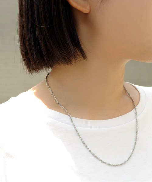 ieLS（イエルズ）の「金属アレルギー対応「ieLS」ステンレス　Stainless Steel チェーンネックレス（ネックレス・メンズ・シルバー/シルバー系その他/シルバー系その他2/シルバー系その他3/シルバー系その他4・60cm/45cm/50cm）」の10枚目の写真