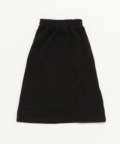 THE CASUAL（カジュアル）の「無地 ロングスカート キッズ（スカート・キッズ・ブラック/杢グレー/チャコール・110cm/120cm/130cm/140cm/150cm/160cm）」の2枚目の写真