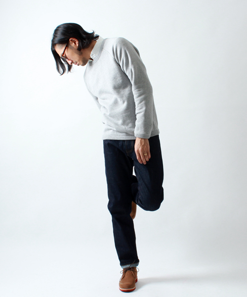 BEAMS(ビームス)の「○BEAMS / カラーネップ リバーシブル クルーネック(スウェット・メンズ・ナチュラル/グレー/ネイビー・SMALL/MEDIUM/LARGE/X-LARGE)」の9枚目の写真