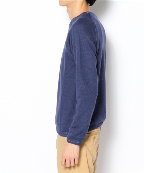 BEAMS(ビームス)の「○BEAMS / カラーネップ リバーシブル クルーネック(スウェット・メンズ・ナチュラル/グレー/ネイビー・SMALL/MEDIUM/LARGE/X-LARGE)」の4枚目の写真