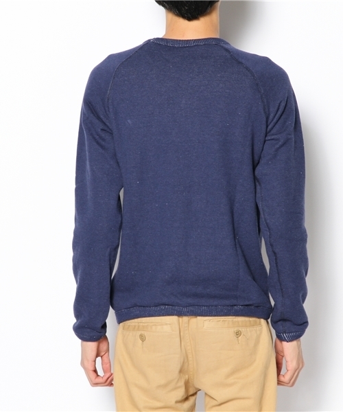 BEAMS(ビームス)の「○BEAMS / カラーネップ リバーシブル クルーネック(スウェット・メンズ・ナチュラル/グレー/ネイビー・SMALL/MEDIUM/LARGE/X-LARGE)」の5枚目の写真