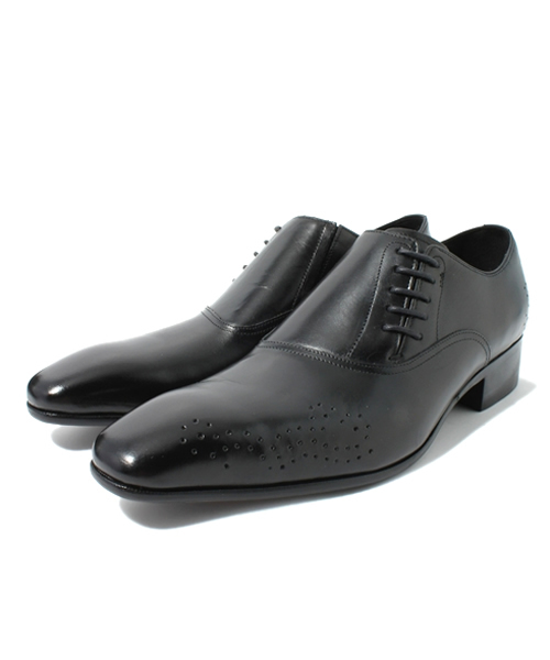 KATHARINE HAMNETT LONDON （キャサリンハムネットロンドン）の「SIDE LACE31402（ドレスシューズ・メンズ・ブラック/ダークブラウン/ワイン・SMALL/MEDIUM/LARGE）」の2枚目の写真