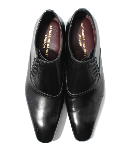 KATHARINE HAMNETT LONDON （キャサリンハムネットロンドン）の「SIDE LACE31402（ドレスシューズ・メンズ・ブラック/ダークブラウン/ワイン・SMALL/MEDIUM/LARGE）」の11枚目の写真