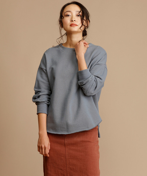 Munich（ミューニック）の「スウェットバックキーネックプルオーバー（スウェット・レディース・ブラック/グレー/オフホワイト・FREE）」の3枚目の写真